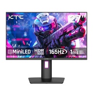 KTC Mini LED Monitor 27 Inch, HDR1000 1440P 165Hz 144Hz Gaming Monitor,Built-in Speakers, Type-C 90W