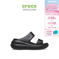 CROCS รองเท้าแตะผู้ใหญ่ CRUSH SANDAL รุ่น 207670001 - BLACK