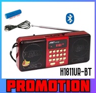 100% ORIGINAL JOC H1822BT BLUETOOTH RECHAGEABLE FM RADIO BATTERY18650 MAKE RELIABLE LONG PLAY PORTAB
