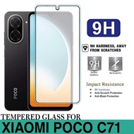 XIAOMI TEMPERED GLASS poco C71 ANTI-SCRATCH CLEAR GLASS SCREEN GUARD