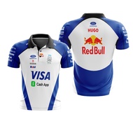 GAMEPLANE - Men's Clothing Adult WangkiPOLO T-Shirt Jersey VISA CASH APP RED BULL F1 2026 Custom Ful
