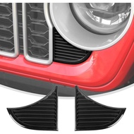 Linskip for 2024-2025 Jeep Wrangler JL 4XE & Gladiator JT Grille Vent Covers - Textured Slot Decals 