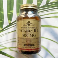 วิตามินบี Super Potency Vitamin B1, 500 mg 100 Tablets (Solgar®)