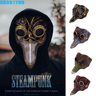 BARR1YRB Steampunk Plague Mask, Scary RP Bird Mouth Mask, Funny Masquerade Long Nose Plague Beak Mas