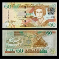 Eastern Caribbean 2012 50 Dollars UNC (P-54)
