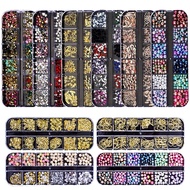 15 Styles Nail Art Glitter Sequin Nail Art Rhinestone Nail Art Gem Nail Art Decoration Material Jewelry DIY