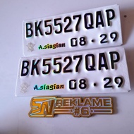 Standard number plate, embedded bolt number plate, cool number plate, modified number plate, best nu