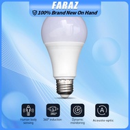 E27 LED Sensor Smart Bulb Lamp 5/7/9/12W Sound and Light Auto Sensor Night Light for Home Parking