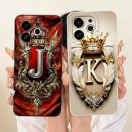 For Tecno Spark 30C 5G Case KL8H Cool Crown Letters Cover Shockproof Phone Case For Tecno Spark 30 5