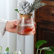 Water plant Pot with orange peel motif, 9.5cm high, succulent vines, including lid