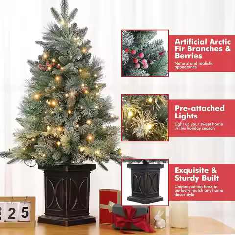 Mini Christmas Tree Suitable for Indoor and Outdoor High-end Desktop Artificial Christmas Marry Tree