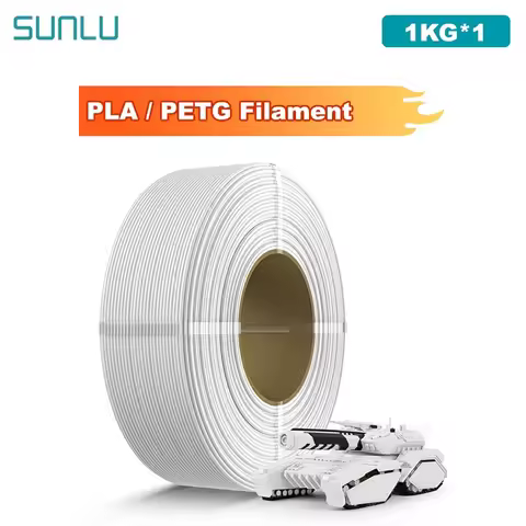 SUNLU 1KG PLA/PETG Filament 1.75mm 1KG Without Tray 3D Printer Filament for 3D Pen & Refill Filament