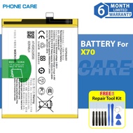 Battery B-R7 Compatible For Vivo X70 (4400 mAh)