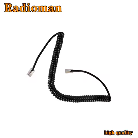 RJ45 8PIN Microphone Cable for Icom HM-98 HM-151 HM-207 HM-207s HM-133 HM-133s ID-5100A IC-2730 IC-2