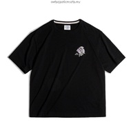 Tooling American Retro Indian Vegetable Tanned Printed t-Shirt Loose Heavy Slub Pure Cotton Short-Sl