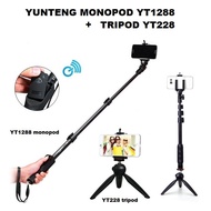 YUNTENG Monopod YT1288 + Tripod YT228 (HOT ITEM) READY STOCK