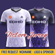 Newest ECHO MPL S12 GAMING jersey MPL S12 M5 2023 ESPORT jersey FREE NICKNAME
