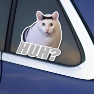 HUH Cat Funny Creative Pet Car Sticker
