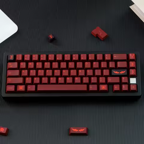PBT GMK Infernal Keycaps 5-side Dye Sublimation Key Cap Cherry Profile For MX Switch Mechanical Keyb
