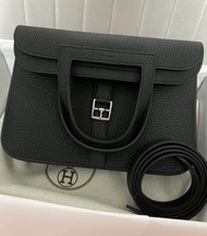 (Sold) Hermes Halzan 25 黑銀🎠✨