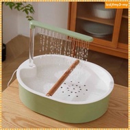 [LzdjfmyebMY] Parrot Shower Automatic Bird Bathtub Easy Setup Indoor Versatile Bathing for Budgie Me