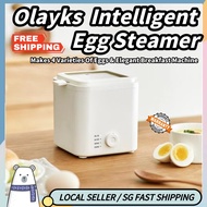 SG Stock Intelligent Egg Maker | Elegant Breakfast Machine | Egg Steamer | Half Boiled | Hard Boiled | Onsen | Steamed