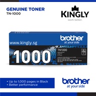 Authentic Brother TN-1000 Toner Cartridge and Drum DR-1000 for HL-1210W / HL-1110 / DCP-1510 / DCP-1