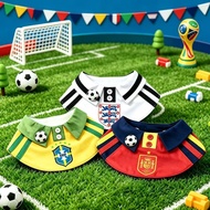 World Cup Merchandise Theme Pet Bib Cat Cat Dog Football Bib Cute Bib Saliva Towel Bib