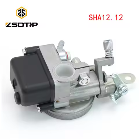 ZSDTRP Motorcycle Dellorto SHA 12.12 Carburetor for Vespa Piaggio Ciao PX