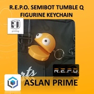 GANTUNGAN RO RO RO SEMIBOT TUMBLE Q KEYCHAIN FIGURA ACTION FIGURE 3D Print REPO BOT ROBOT Toy Toys H