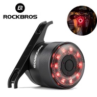 RockBros Bike Rear Lamp Taillight USB Charging Safety Night Cycle Warning For MTB Road Bicycle Brompton JAVA