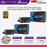 SEASONIC G12 GM ATX2.4 80 PLUS® Gold Semi Modular Silent Fan PSU - 750W / 850W