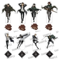 Standee Anime Attack on Titan AOT Mica Model Study Desk Decoration Eren Levi Mikasa Hange Jean Armin