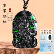 New Arrival Jade Necklace Pendant Myanmar A Goods Jade Necklace Lucky Amulet Necklace Natural Myanma