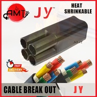 HEAT SHRINKABLE CABLE BREAKOUT JY 10MM 50MM 70MM 185MM 300MM 2CORE 4CORE (5PIECE)