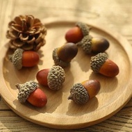 Acorn Fruit Ornament Photo Props Import-Biji buah Ek
