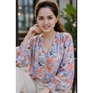 American women's long-sleeved shirt - 2 Hands (Size 2XL)