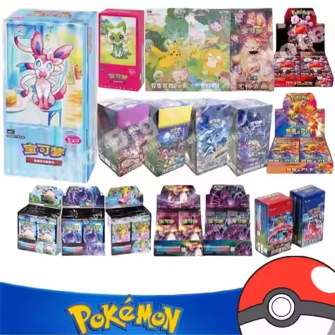 Original Pokemon Cards 151Trip See Gem Bag V2 Fearless Tai Crystal Friend Source Excited Mao Li Indi