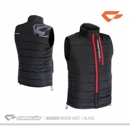 Badger Contin Vest | Contin Badger Motorcycle Vest - Black