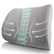 Xtra-Comfort Lumbar Support Cushion - Lower Back Pillow for Office Chair, Car, Men, Women, Gaming - 