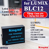 Pana Lumix BLC12 | Pin và Sạc máy ảnh Pana BLC12 DMW-BLC12 cho Pana Lumix GX8 GH2 G5 G6 G7 G8 G85 G9