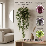 CHIHIRO11Z9D Artificial Plant Rattan, 45-Mesh UV-Resistant Blossom Vines, Waterproof Simulated Reali