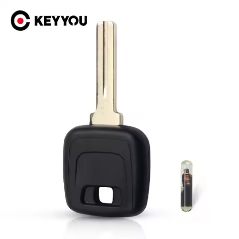 KEYYOU Transponder Car Key With ID48 Chip For Volvo VOLVO S40 V40 D30 S60 S80 XC90 XC60 Blank Key Ca