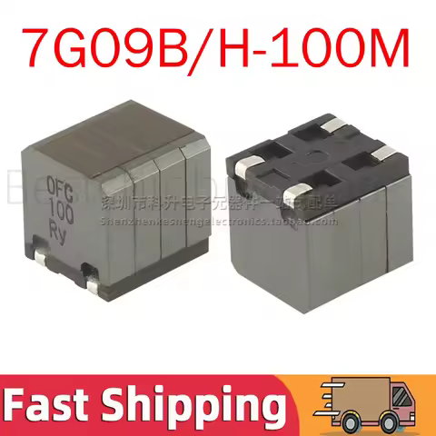 5pcs 7G09B/H-100M 7G09B/H 100M SMD 10uH 5A Inductance Common Mode Inductor Filter Class D Digital Po