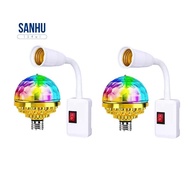 Disco Light for Christmas Colorful Rotating Disco Light with Sockets E27 Rotating Disco Light Plug i