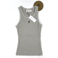 Ami Paris De Coeur TANKTOP Shirts รุ่น FTP811 สี Grey มี QR แสกนเช็คของแท้ได้ทุกตัวค่า ของแท้ 100%