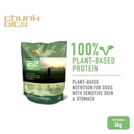 CHUNKBITS Vegan 22 Dog Dry Food - Non GMO Soy Protein (4kg)