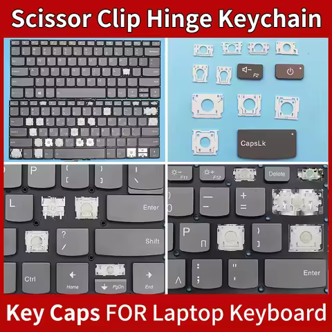 Replacement Keycaps Scissor Clip Hinge For LENOVO V14-IWL V14-IIL V14-IKB V14-ADA V14-ARE E41-50 key