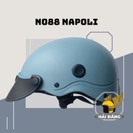 Napoli N088 1/2 Head Helmet New padding and ventilation holes (FreeSize 54-57cm) - 01