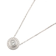 【二手】卡地亞 Damour 項鍊，頸圍 41.5/45 厘米，18K白K金，鑲鑽，女士 Damour 項鍊，二手